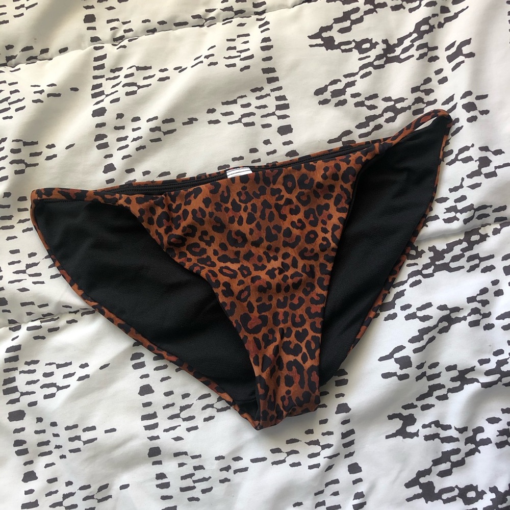 cheetah print bikini swim bottoms - Picture 1 of 2